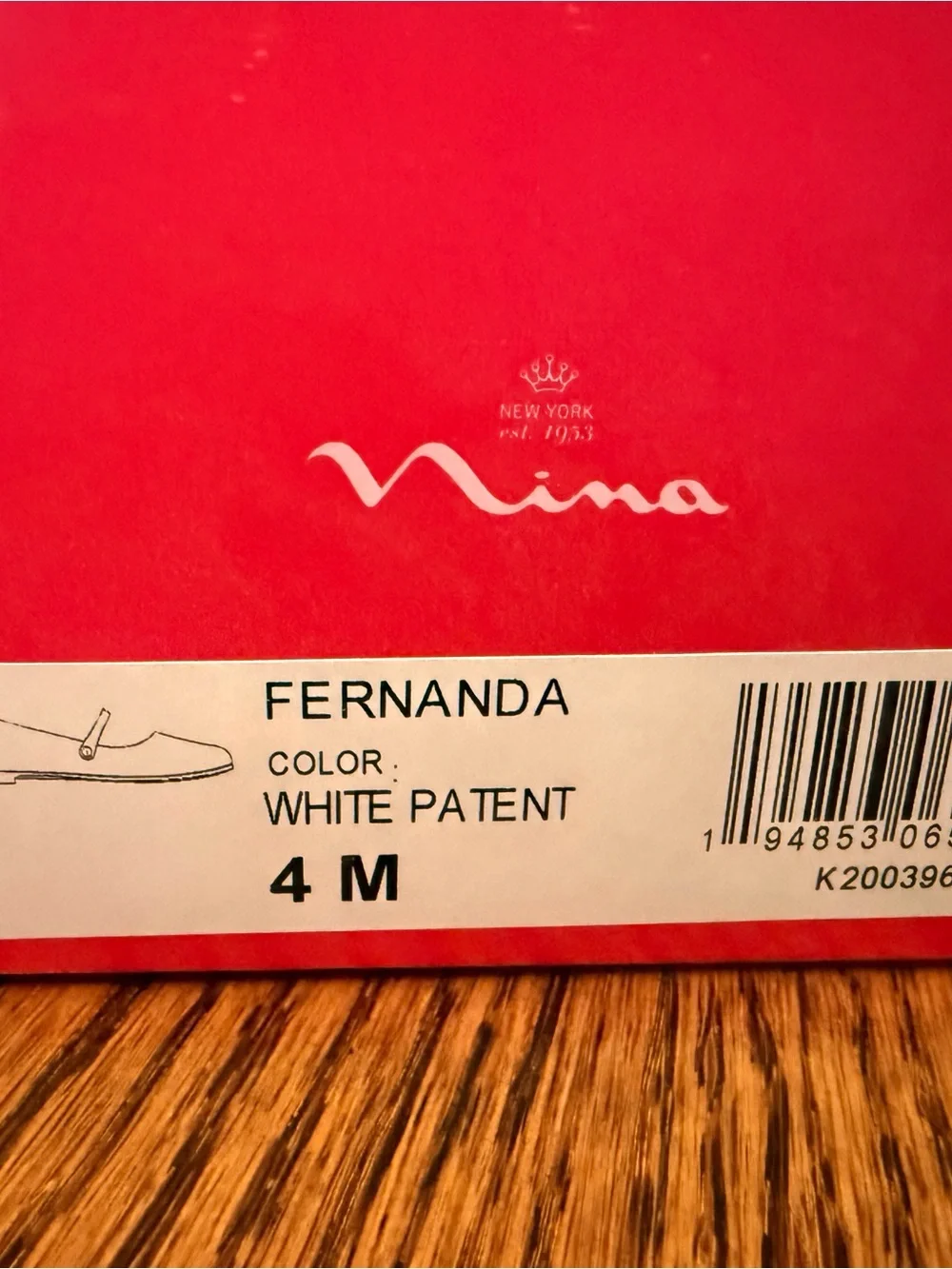 Nina White Patent Mary Jane Girls Dress Shoes